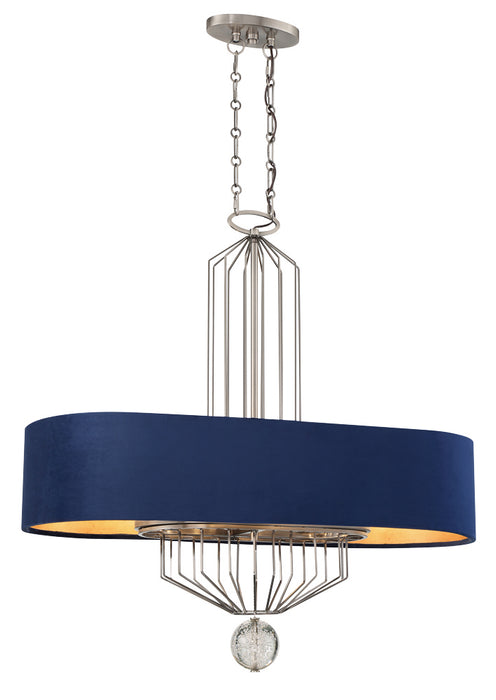 Metropolitan - N7339-889 - Eight Light Island Pendant - Grandeur - Aged Antique Nickel