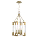 Metropolitan - N7351-790 - Four Light Pendant - Prima Vista - Aged Antique Brass