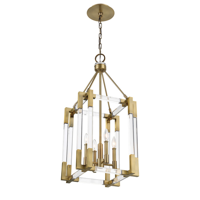Metropolitan - N7351-790 - Four Light Pendant - Prima Vista - Aged Antique Brass
