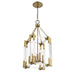 Metropolitan - N7351-790 - Four Light Pendant - Prima Vista - Aged Antique Brass