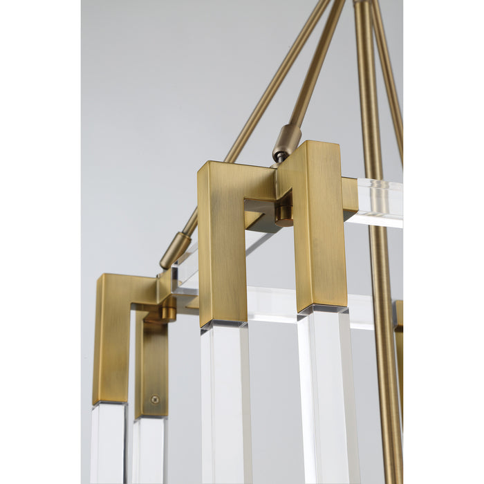 Metropolitan - N7351-790 - Four Light Pendant - Prima Vista - Aged Antique Brass