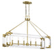 Metropolitan - N7356-790 - Six Light Island Pendant - Prima Vista - Aged Antique Brass