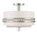 Metropolitan - N7383-613 - Three Light Convertible Semi Flush / Pendant - Sutton by Robin Baron - Polished Nickel