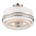 Metropolitan - N7383-613 - Three Light Convertible Semi Flush / Pendant - Sutton by Robin Baron - Polished Nickel