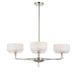 Metropolitan - N7385-613 - Four Light Island Pendant - Sutton by Robin Baron - Polished Nickel