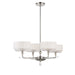 Metropolitan - N7385-613 - Four Light Island Pendant - Sutton by Robin Baron - Polished Nickel