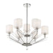 Metropolitan - N7389-613 - Nine Lights Chandelier - Sutton by Robin Baron - Polished Nickel