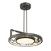 Metropolitan - N7524-716-L - LED Convertible Semi Flush / Pendant - Tribeca by Robin Baron - Smoked Iron And Soft Brass