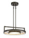 Metropolitan - N7524-716-L - LED Convertible Semi Flush / Pendant - Tribeca by Robin Baron - Smoked Iron And Soft Brass