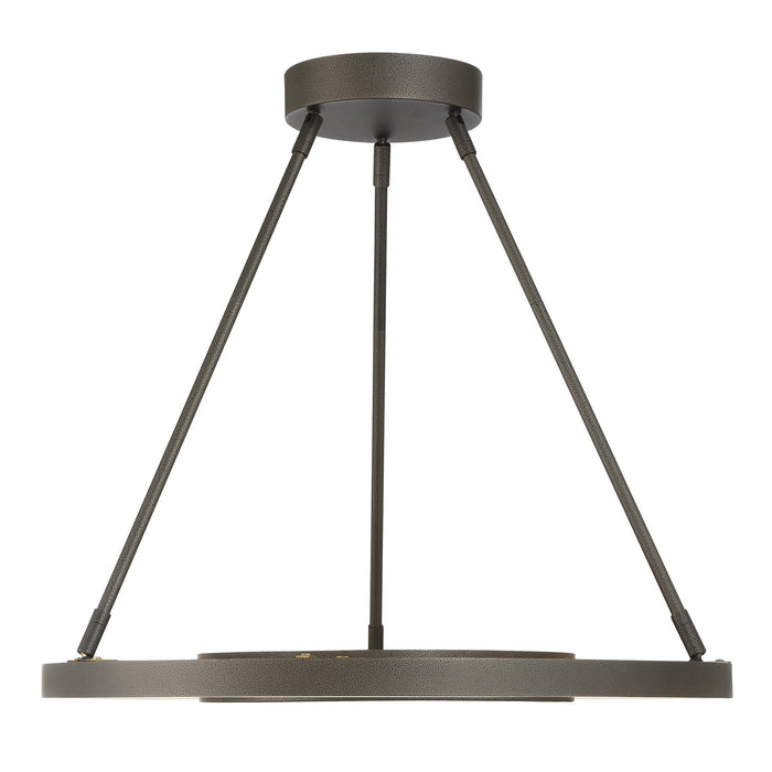 Metropolitan - N7526-716-L - LED Pendant - Tribeca by Robin Baron - Smoked Iron And Soft Brass