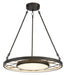 Metropolitan - N7527-716-L - LED Pendant - Tribeca by Robin Baron - Smoked Iron And Soft Brass