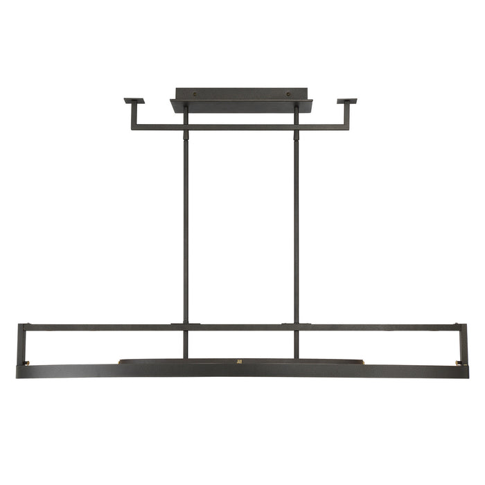 Metropolitan - N7528-716-L - LED Island Pendant - Tribeca by Robin Baron - Smoked Iron And Soft Brass