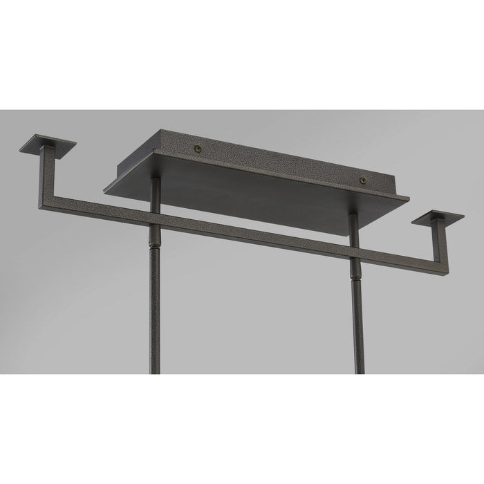 Metropolitan - N7528-716-L - LED Island Pendant - Tribeca by Robin Baron - Smoked Iron And Soft Brass