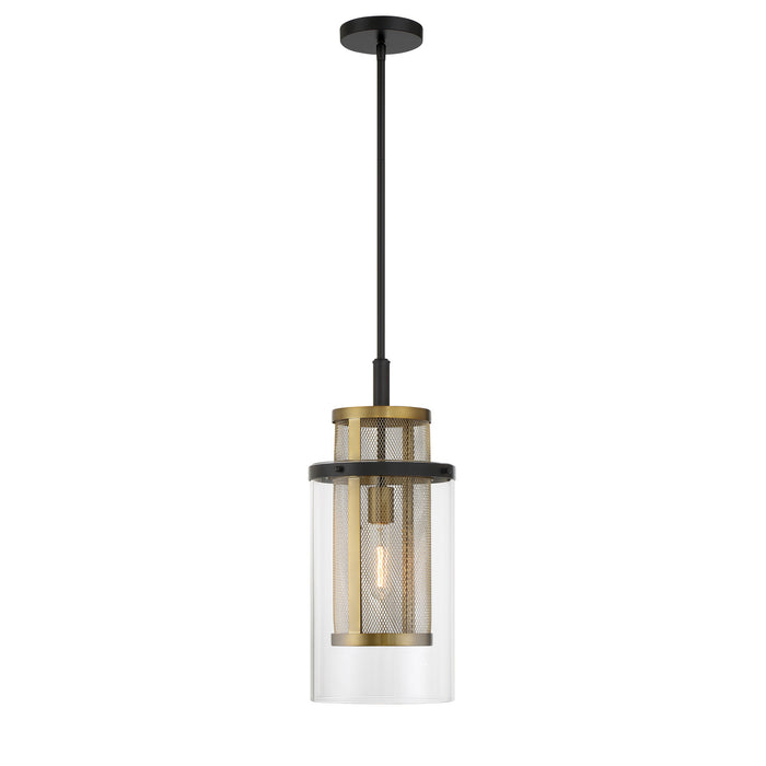 Metropolitan - N7811-726 - One Light Mini Pendant - Soho by Robin Baron - Coal And Soft Brass