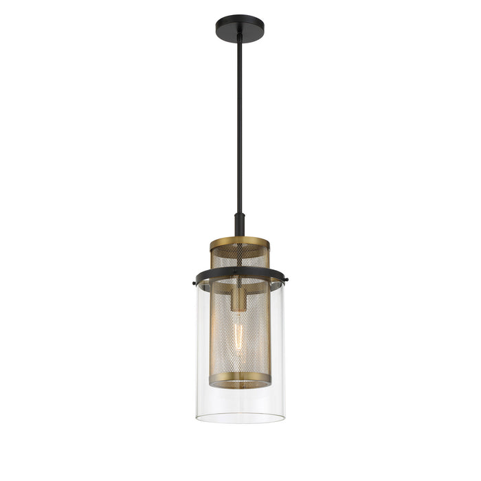 Metropolitan - N7811-726 - One Light Mini Pendant - Soho by Robin Baron - Coal And Soft Brass
