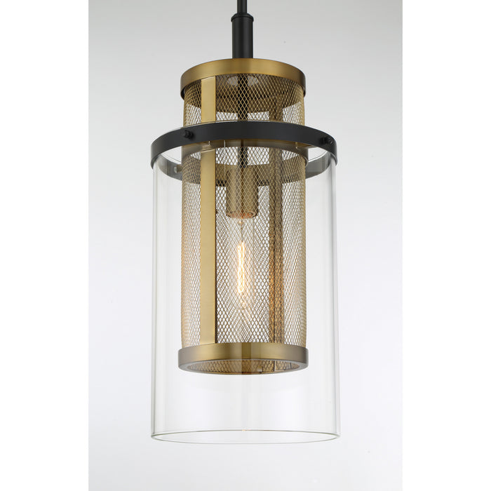Metropolitan - N7811-726 - One Light Mini Pendant - Soho by Robin Baron - Coal And Soft Brass