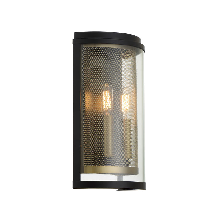 Metropolitan - N7812-726 - Two Light Wall Sconce - Soho by Robin Baron - Coal And Soft Brass