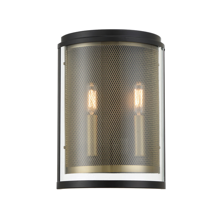 Metropolitan - N7812-726 - Two Light Wall Sconce - Soho by Robin Baron - Coal And Soft Brass