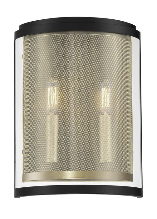 Metropolitan - N7812-726 - Two Light Wall Sconce - Soho by Robin Baron - Coal And Soft Brass