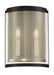 Metropolitan - N7812-726 - Two Light Wall Sconce - Soho by Robin Baron - Coal And Soft Brass