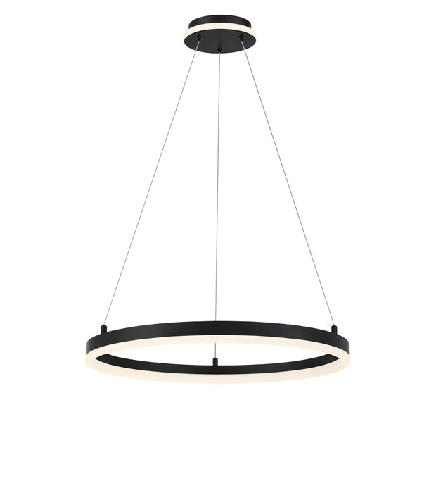 George Kovacs - P1911-66A-L - LED Pendant - Recovery - Matte Black