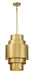 Minka-Lavery - 2533-695 - Three Light Pendant - SpyGlass Terrace - Soft Brass