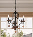 Minka-Lavery - 2663-723 - Three Light Chandelier - Colonial Charm - Old World Bronze w/Walnut