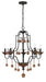 Minka-Lavery - 2665-723 - Five Light Chandelier - Colonial Charm - Old World Bronze w/Walnut