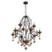 Minka-Lavery - 2669-723 - Nine Light Chandelier - Colonial Charm - Old World Bronze w/Walnut