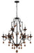 Minka-Lavery - 2669-723 - Nine Light Chandelier - Colonial Charm - Old World Bronze w/Walnut