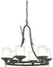 Minka-Lavery - 2756-694 - Six Light Chandelier - Ponderosa Ridge - Weathered Spruce w/Silver Highlights