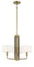 Minka-Lavery - 2783-695 - Three Light Chandelier - Chelsea by Robin Baron - Soft Brass