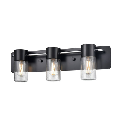 Tuxedo Three Light Vanity Chrome