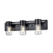 DVI Lighting - DVP40743EB+CH-SDY - Three Light Vanity - Tuxedo - Chrome