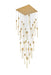 Weston 36 Light Pendant Satin Gold-Pendants-Elegant Lighting-Lighting Design Store