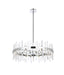 Serena 16 Light Chandelier Chrome-Mid. Chandeliers-Elegant Lighting-Lighting Design Store