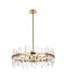 Serena 16 Light Chandelier Satin Gold-Mid. Chandeliers-Elegant Lighting-Lighting Design Store