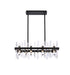 Serena 16 Light Chandelier Black-Mid. Chandeliers-Elegant Lighting-Lighting Design Store