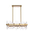 Serena 16 Light Chandelier Satin Gold-Mid. Chandeliers-Elegant Lighting-Lighting Design Store