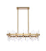 Serena 20 Light Chandelier Satin Gold-Large Chandeliers-Elegant Lighting-Lighting Design Store