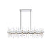 Serena 24 Light Chandelier Chrome-Linear/Island-Elegant Lighting-Lighting Design Store