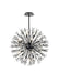 Vera 18 Light Pendant Black-Pendants-Elegant Lighting-Lighting Design Store