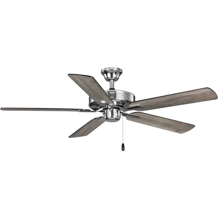 Progress Lighting - P250080-015 - 52"Ceiling Fan - Airpro Builder Fan - Polished Chrome