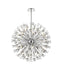 Vera 24 Light Pendant Chrome-Large Chandeliers-Elegant Lighting-Lighting Design Store