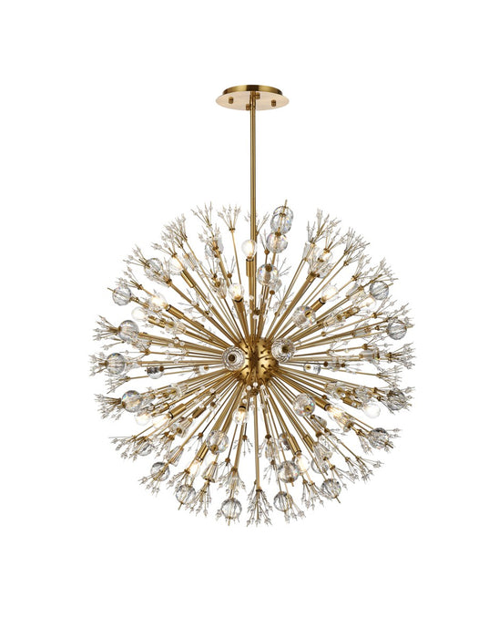 Vera 24 Light Pendant Gold-Large Chandeliers-Elegant Lighting-Lighting Design Store