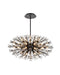 Vera 38 Light Pendant Black-Large Chandeliers-Elegant Lighting-Lighting Design Store