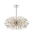 Vera 38 Light Pendant Chrome-Large Chandeliers-Elegant Lighting-Lighting Design Store