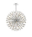 Vera 32 Light Pendant Chrome-Large Chandeliers-Elegant Lighting-Lighting Design Store