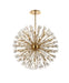 Vera 32 Light Pendant Gold-Large Chandeliers-Elegant Lighting-Lighting Design Store