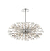 Vera 38 Light Pendant Chrome-Large Chandeliers-Elegant Lighting-Lighting Design Store